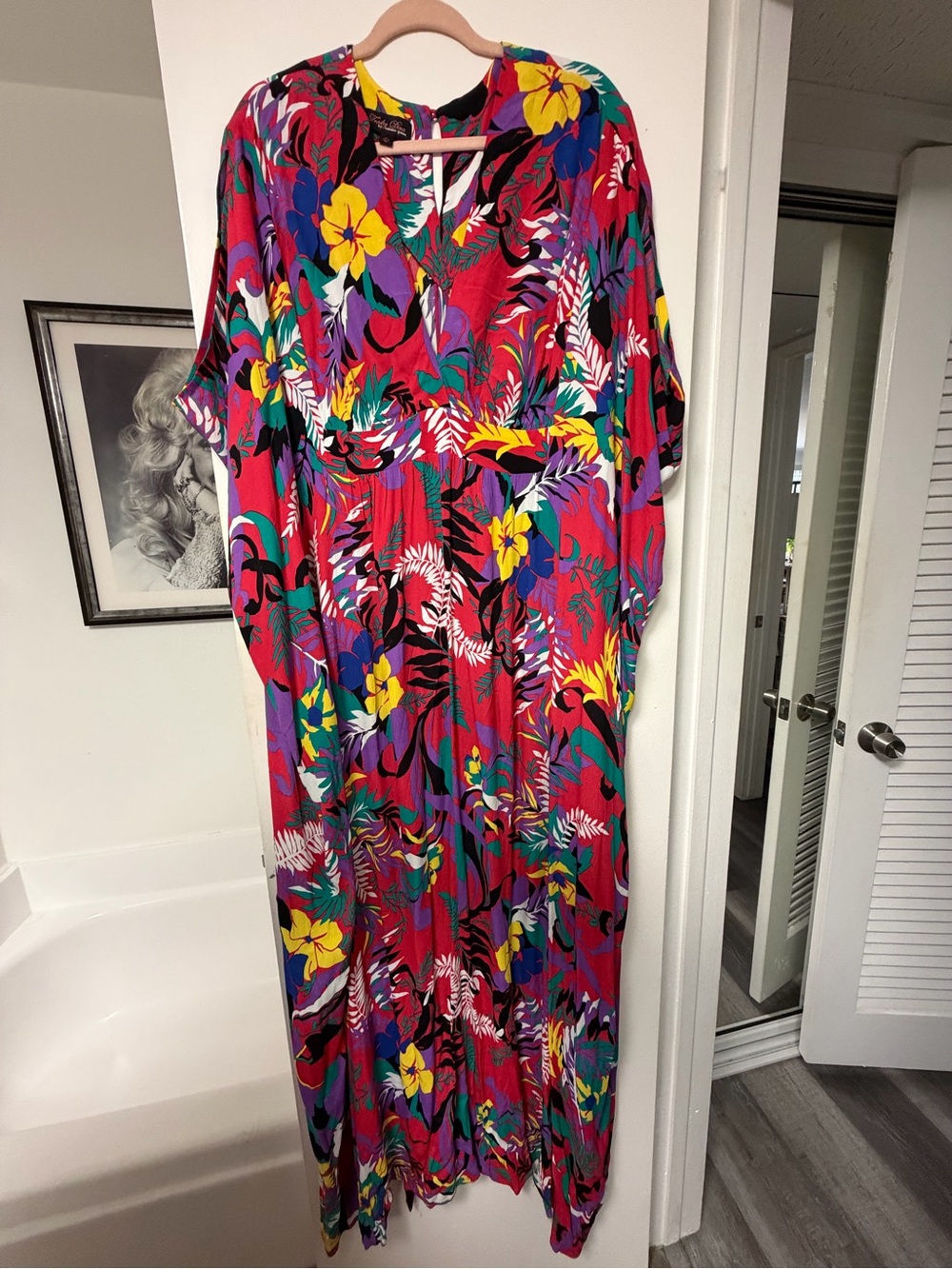 Pink Tropical Caftan by Trashy Diva by Candice Owens, Women’s XL-3X